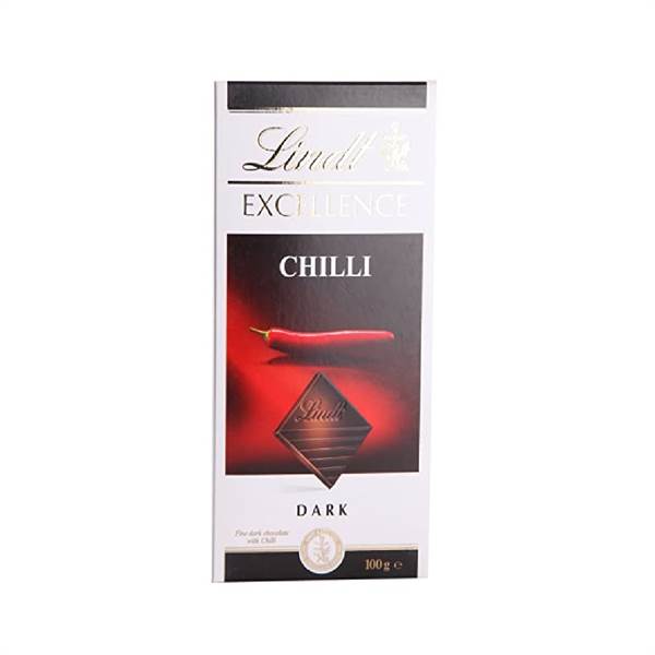 Lindt Excellence Chilly Dark Chocolate Imported